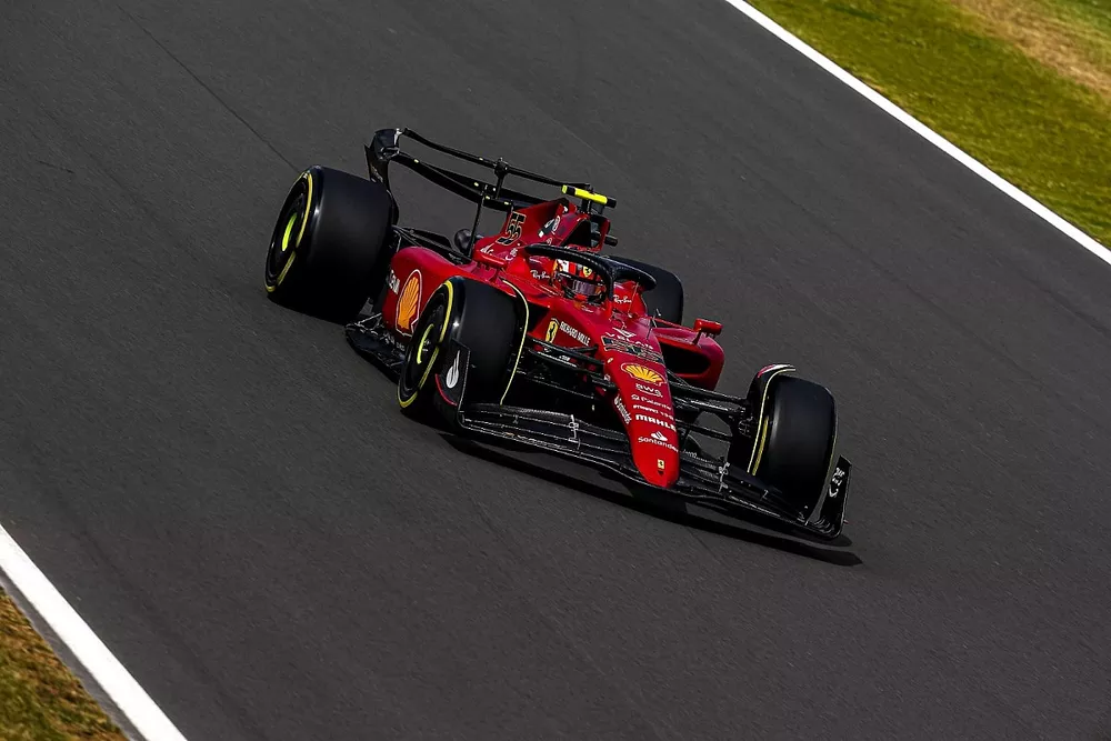 Carlos Sainz, Ferrari F1-75 at British GP