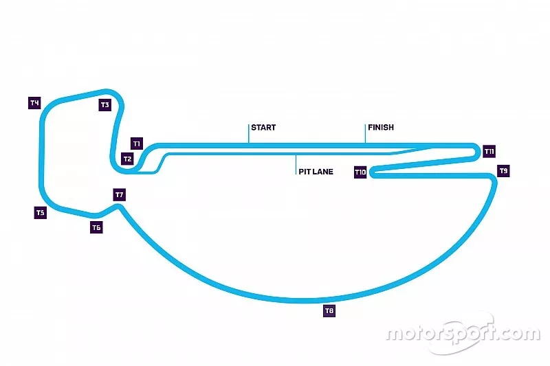 Le trac&eacute; de l'E-Prix de Santiago