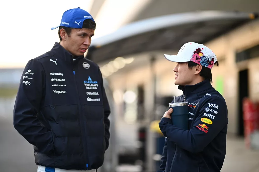 Alex Albon, Williams, Yuki Tsunoda, Red Bull Racing