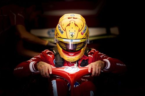 Hamilton aún tiene que adaptarse al Ferrari y empieza a 0.4s de Leclerc
