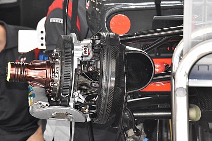 Haas F1 avec des freins Carbone Industrie au GP de Russie