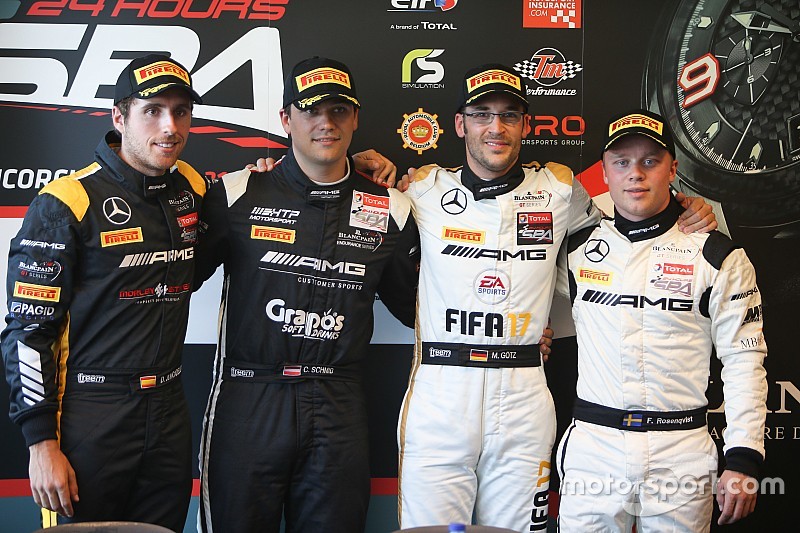 24h Spa: HTP-Mercedes verliert und erbt die Pole-Position