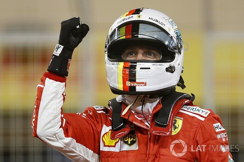 Ganador de la pole Sebastian Vettel, Ferrari SF71H