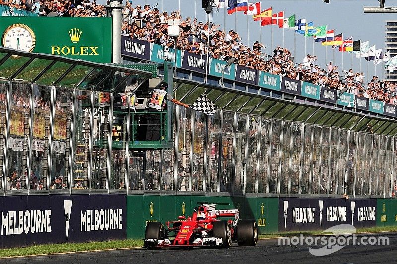 Ganador Sebastian Vettel, Ferrari SF70H