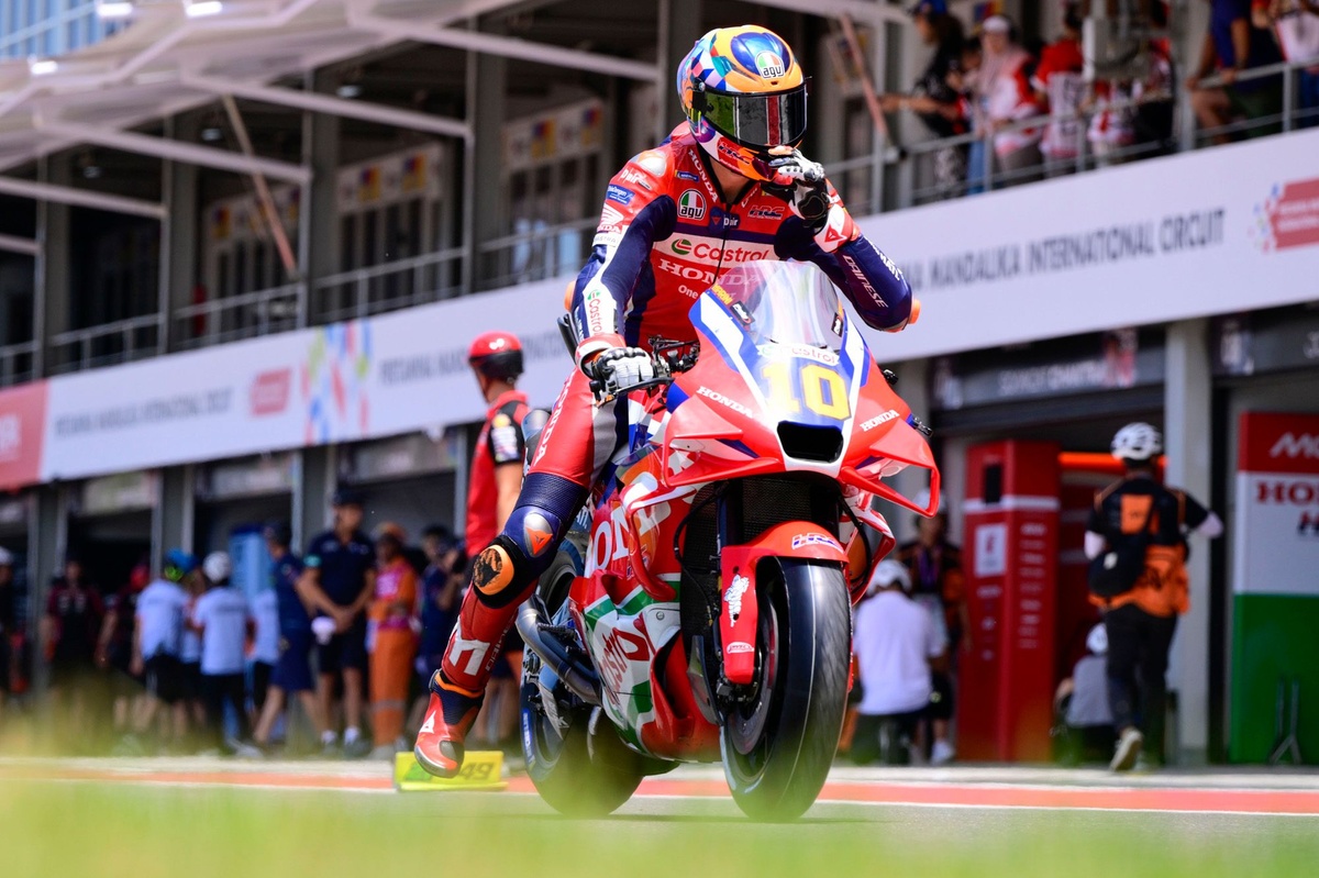 Marini es sancionado por presiones en la sprint de Mandalika y cambia el Top 10 