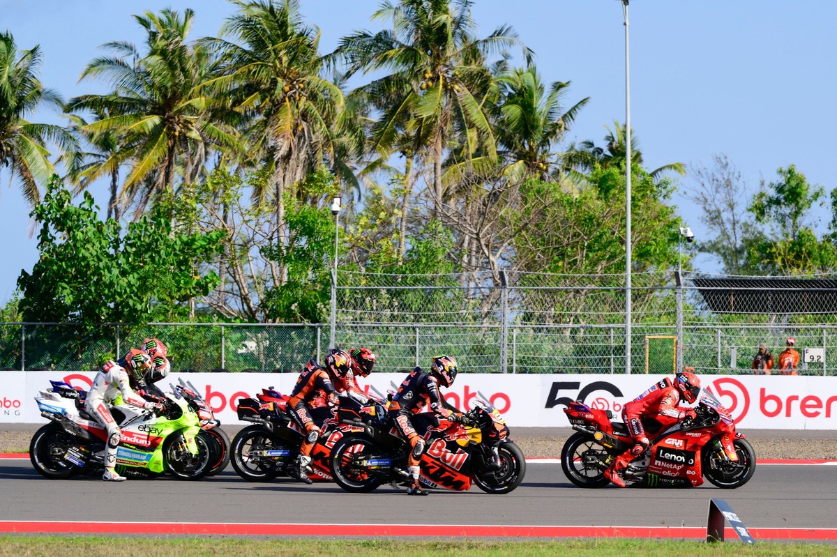 La parrilla de salida de MotoGP en Mandalika: filas y posiciones 