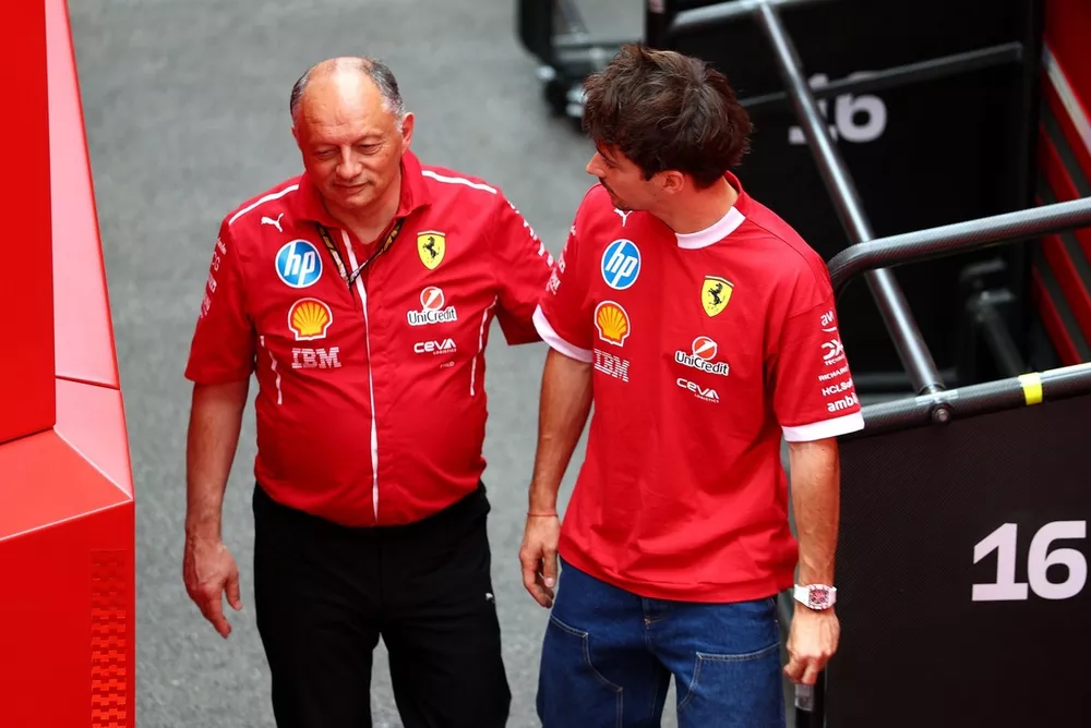 Frederic Vasseur, Ferrari, Charles Leclerc, Ferrari