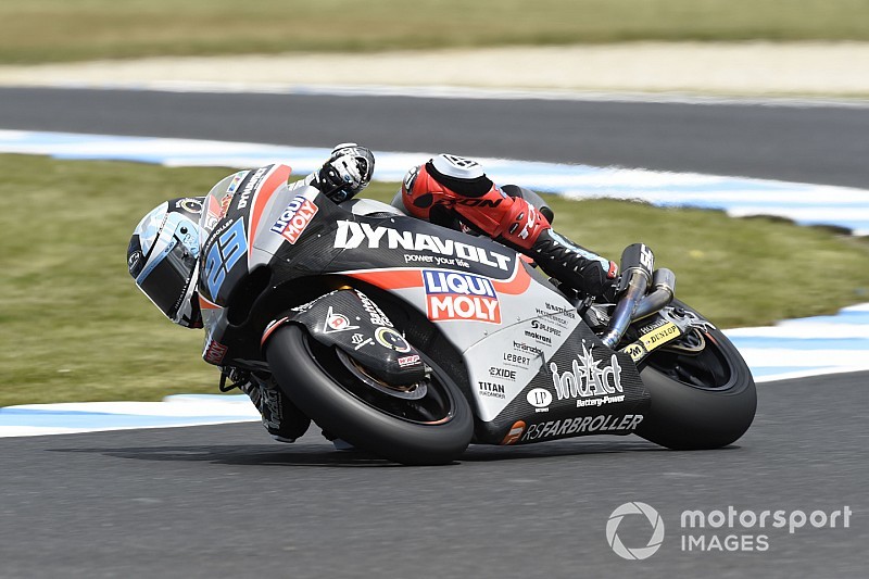 Moto2, Phillip Island, Libere 3: Schrotter davanti a Marquez, solo 18esimo Bagnaia