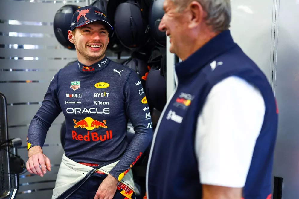 Max Verstappen, Red Bull Racing, Helmut Marko, Consultant, Red Bull Racing