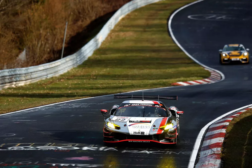 #22 WTM by Rinaldi Racing Ferrari 296 GT3: Leonard Weiss, Jochen Krumbach, Daniel Keilwitz
