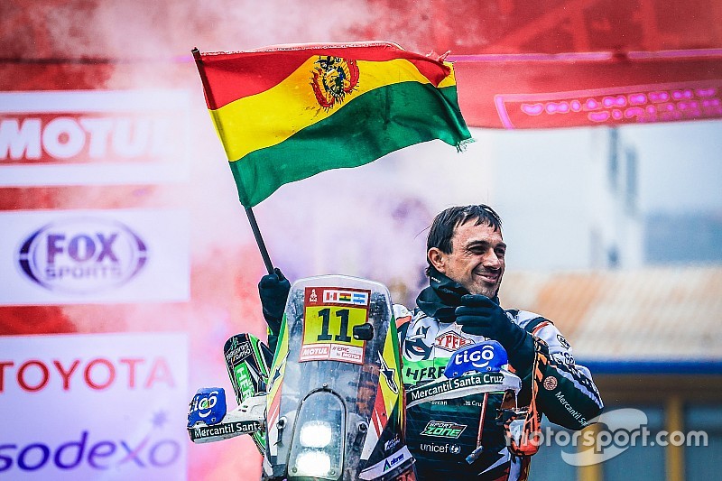 Juan Carlos Salvatierra quedó fuera del Dakar 2019