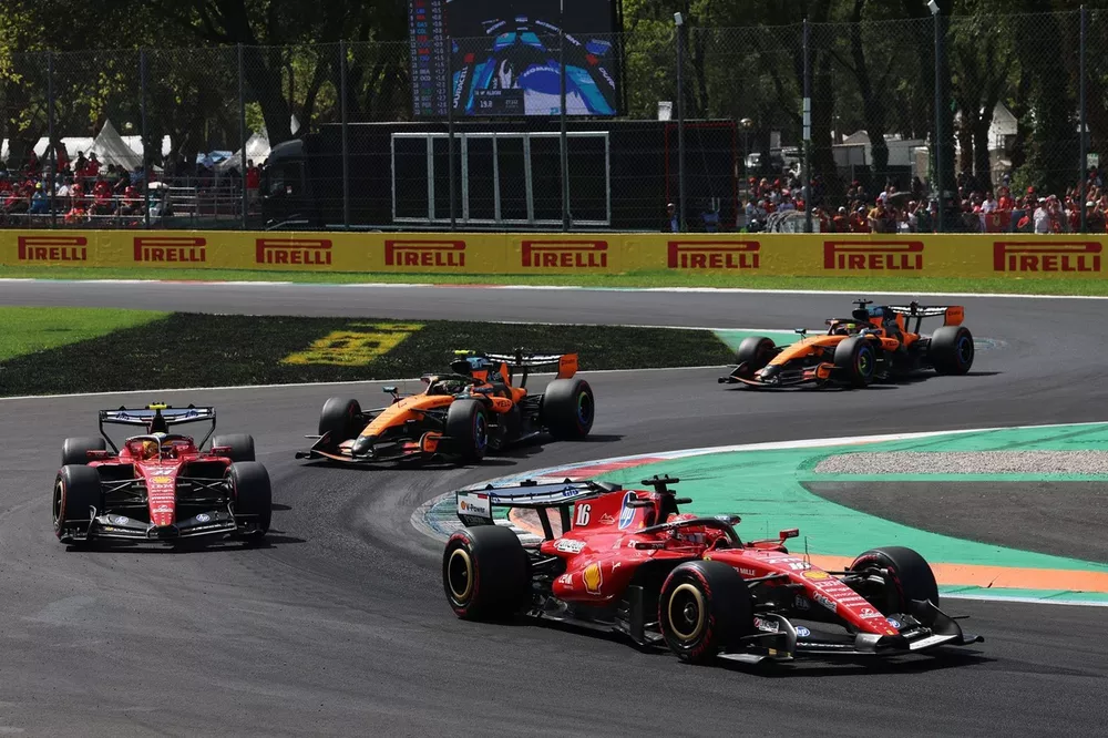 Charles Leclerc, Ferrari, Lewis Hamilton, Ferrari, Lando Norris, McLaren