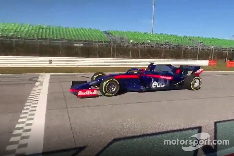 Sorpresa Toro Rosso: la STR14 ha fatto lo shakedown questa mattina con Kvyat a Misano Adriatico!