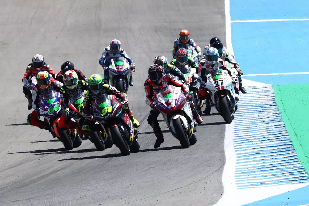 Start action, Eric Granado, One Energy Racing leads