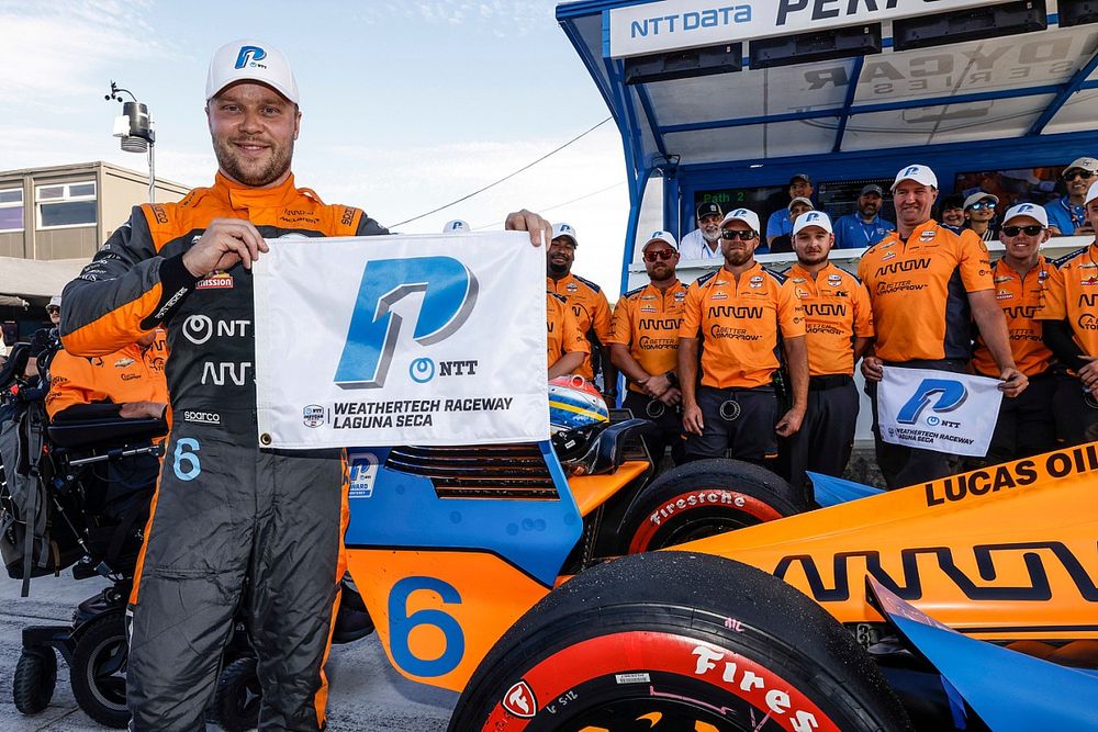 Felix Rosenqvist, Arrow McLaren Chevrolet, NTT P1 Award