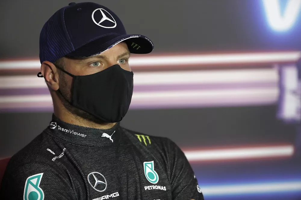 Valtteri Bottas, Mercedes at press conference