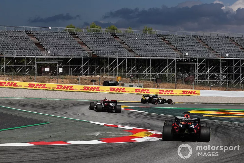 Daniel Ricciardo, Renault F1 Team R.S.20, Kimi Raikkonen, Alfa Romeo Racing C39, Max Verstappen, Red Bull Racing RB16