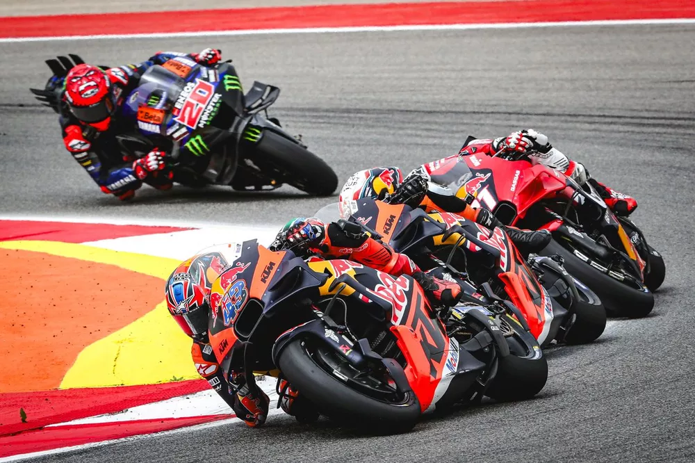 Jack Miller, Brad Binder y Pedro Acosta, Red Bull KTM Factory Racing, GasGas Tech3