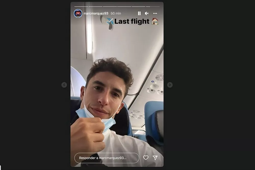 Marc Marquez rientra in Spagna