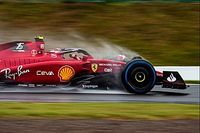 Sainz prueba los neum&aacute;ticos Pirelli de lluvia para la F1 2023