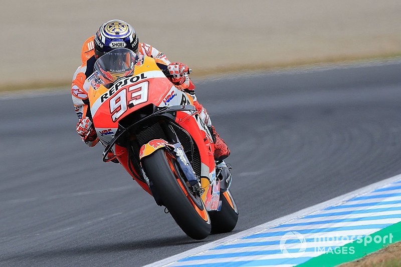 EL4 - Márquez domine mais termine à terre !