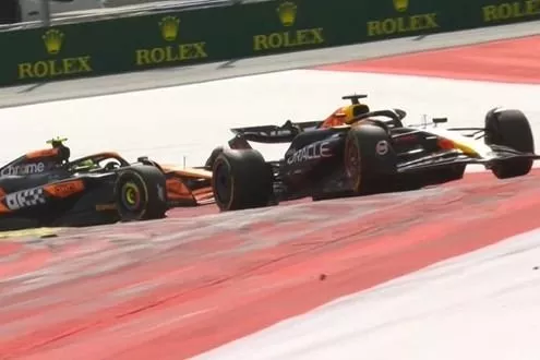 Accidente Verstappen Norris
