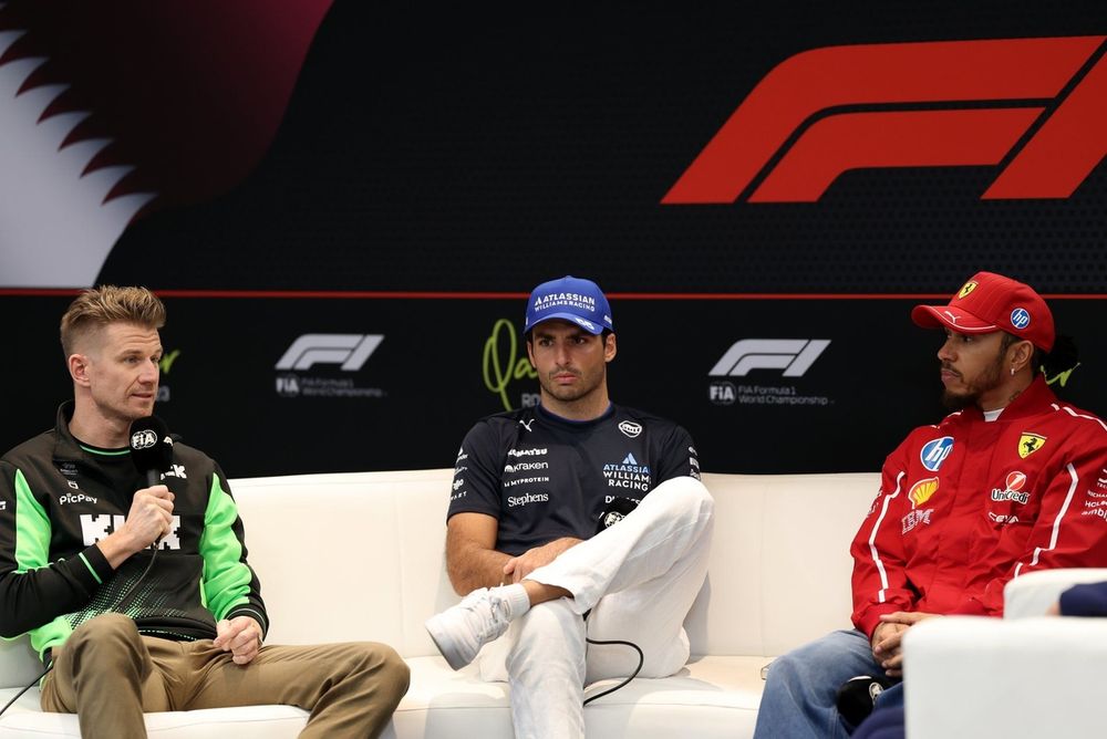 Lewis Hamilton, Ferrari, Nico Hulkenberg, Sauber, Carlos Sainz, Williams