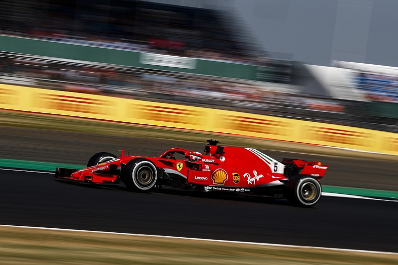 FP2 GP Inggris: Vettel ungguli Hamilton, Verstappen kecelakaan