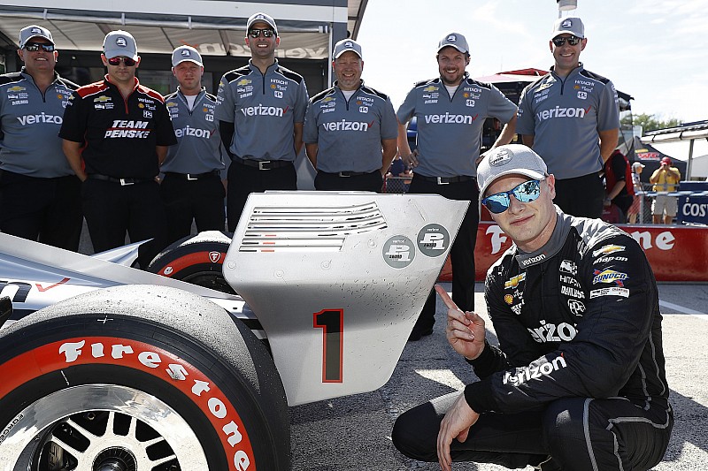 Newgarden gana la pole en Road America y Penske hace el 1-2