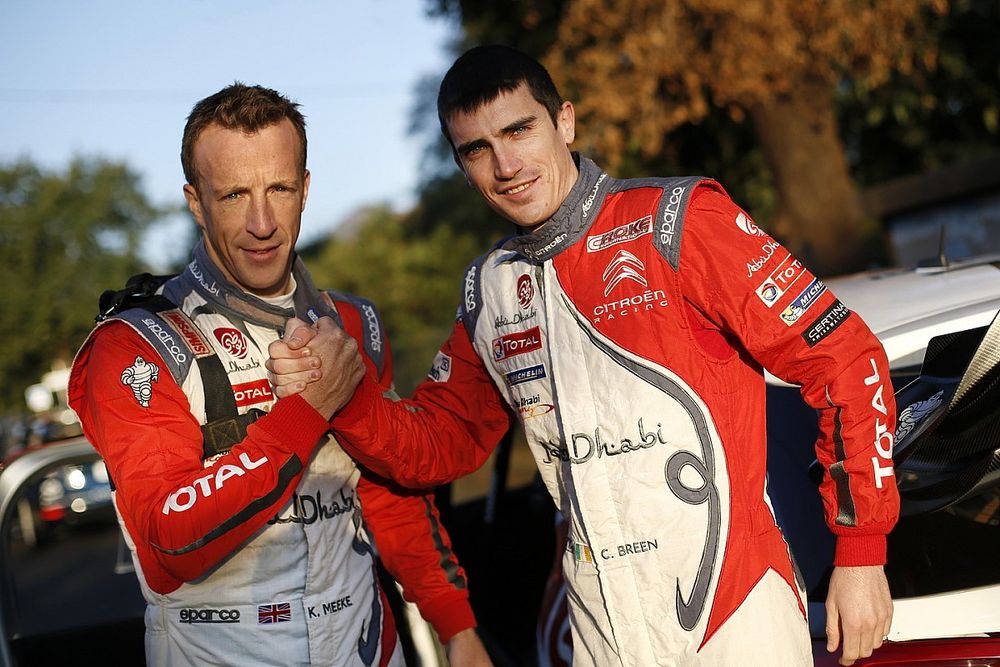 Kris Meeke and Craig Breen, Citro&euml;n DS3 WRC, Abu Dhabi Total World Rally Team