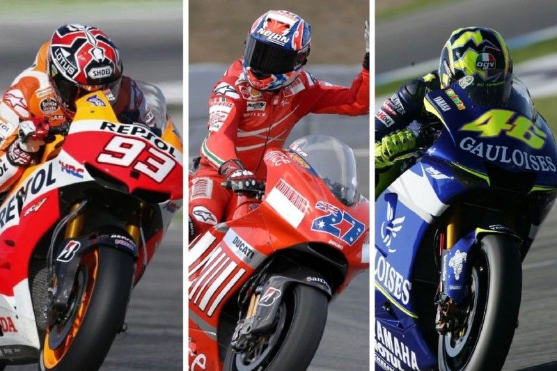 Campeones de motos con m&aacute;s de una marca