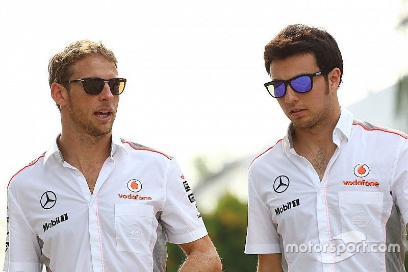 Jenson Button, McLaren y Sergio Pérez, McLaren