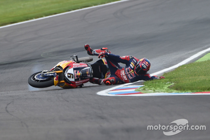 Unfall: Stefan Bradl, Honda World Superbike Team