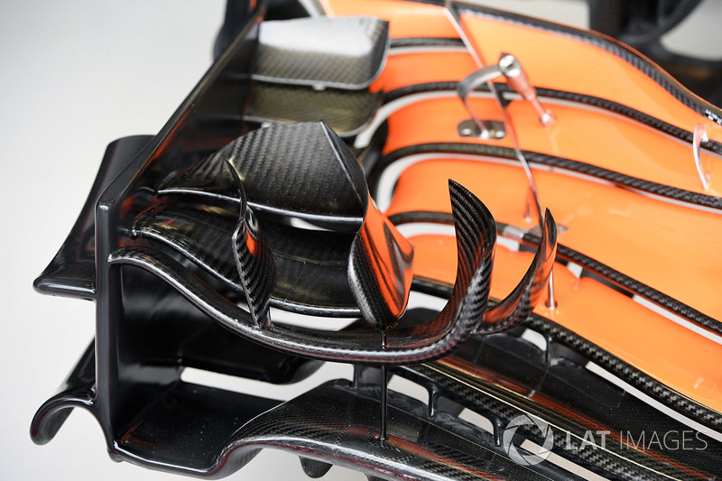 Детали переднего крыла McLaren MCL32