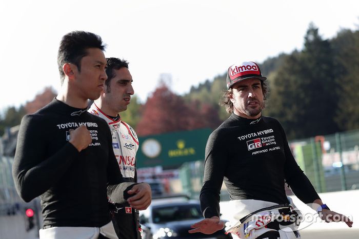 Fernando Alonso, Sébastien Buemi, Kazuki Nakajima, Toyota Gazoo Racing