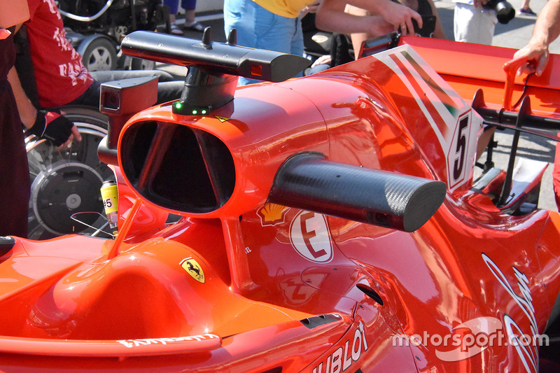 Ferrari SF71H, légbeömlő