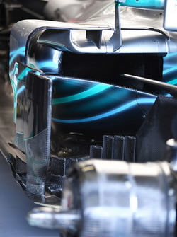 Mercedes-AMG F1 W09, dettaglio della pancia