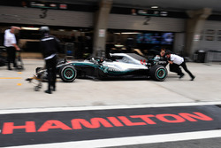 Simulation d'arrêt au stand pour Mercedes AMG F1