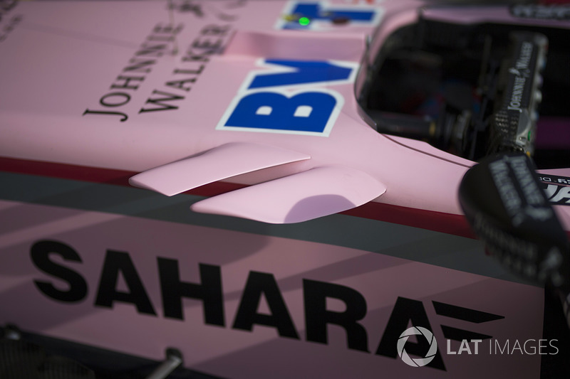 Force India VJM10: Luftleitbleche