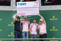 Lutz Hubner, BWT Pazarlama Müdürü, Esteban Ocon, Sahara Force India F1, Sergio Perez, Sahara Force I