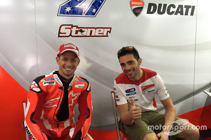 Casey Stoner and Michele Pirro