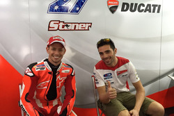 Casey Stoner und Michele Pirro
