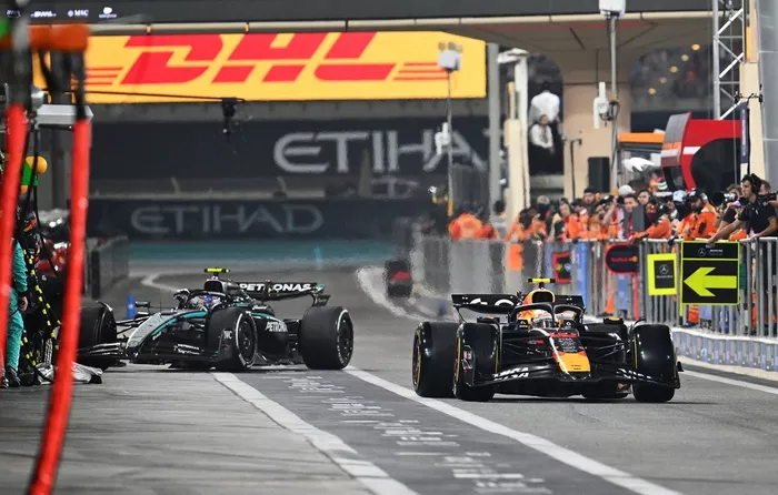 Yuki Tsunoda, Red Bull Racing Team, Andrea Kimi Antonelli, Mercedes