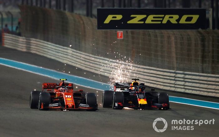 Max Verstappen, Red Bull Racing RB15, Charles Leclerc, Ferrari SF90