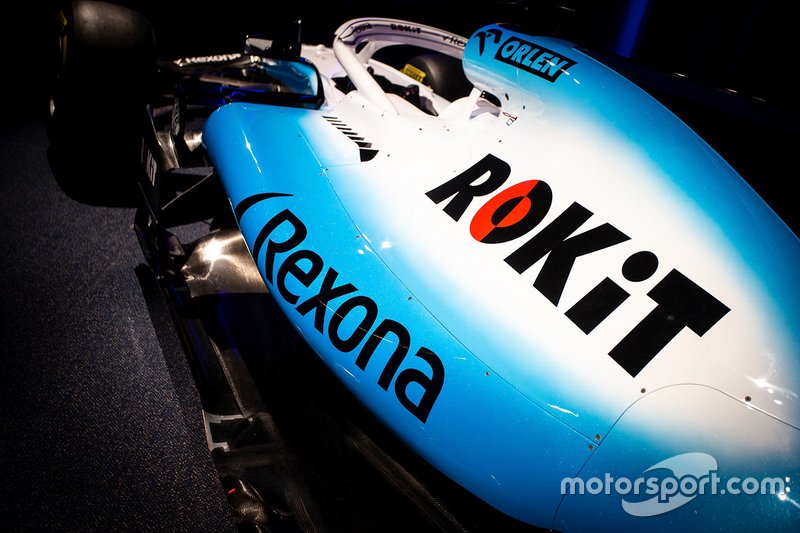 Williams FW42, dettaglio del logo Rokit