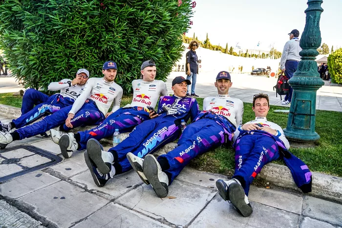 Grégoire Munster, Louis Louka, M-Sport Ford World Rally Team Ford Puma Rally1, Martins Sesks, Renars Francis, M-Sport Ford World Rally Team Ford Puma Rally1, Jourdan Serderidis, Frédéric Miclotte, M-Sport Ford World Rally Team Ford Puma Rally1