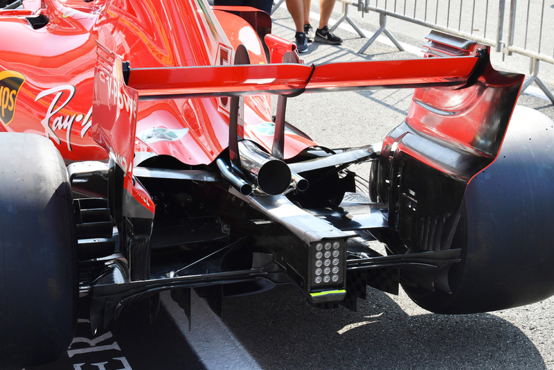 Ferrari SF71H trasero