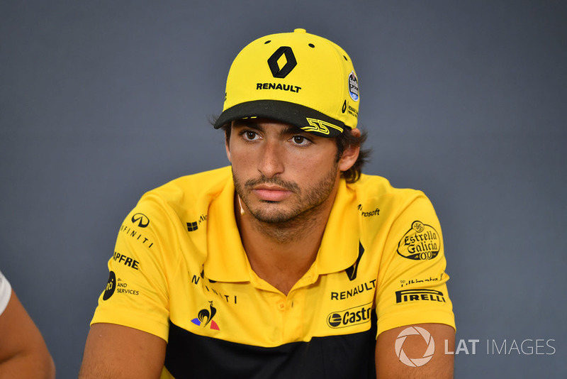 Carlos Sainz Jr., Renault Sport F1 Team en conférence de presse