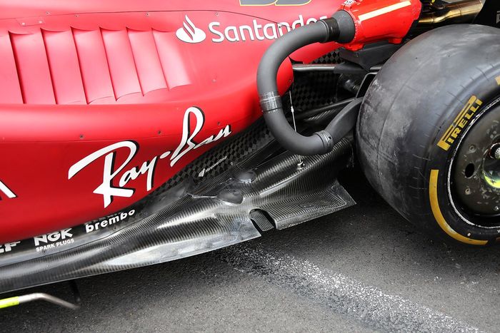 Piso del Ferrari F1-75