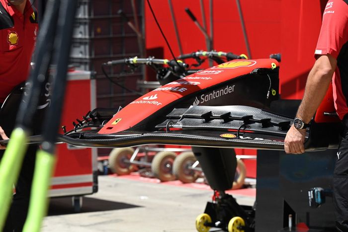 Ferrari SF-23 detalles técnicos 